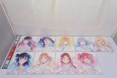 未開封 ラブライブ サンシャイン 浦の星女学院購買部 BIRTHDAYプレゼント 第4シーズン お祝いセット 色紙のみ 全9種セット