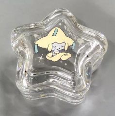 [중고] 식기 지라치 별 모양 유리 캐니스터 지라치 별 연결 [포켓 몬스터] 포켓몬 센터 한정