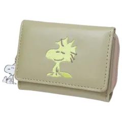 スヌーピー ミニウォレット コンパクト三つ折り財布 BE ウッドストック ピーナッツ マリモクラフト プレゼント キャラクター グッズ 