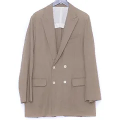 未使用タグ付 マーティーアンドサンズ テーラードジャケット ダブル ベージュ MAATEE&SONS (マーティーアンドサンズ) | SINGLE TAILORED