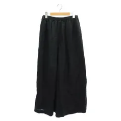 ジャーナルスタンダード リネン タック キュロット ワイド パンツ ブラック JOURNAL STANDARD（ジャーナルスタンダード）の「□リネン