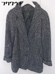 ■ VENCEEXCHANGE ヴァンスエクスチェンジ 長袖 コート サイズM ブラック グレー系 レディース  【中古】 【1110210011297】