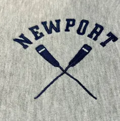 90's//USA製//Champion REVERSE WEAVE SWEAT//胸元刺繍ワンポイント//RN:26094//襟リブ・フェード有//LARGE