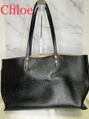 ㉖ Chloé クロエ レザー トートバッグ ブラック 黒