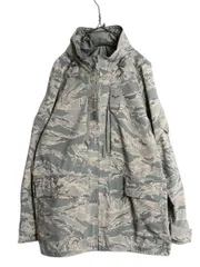 【お得なクーポン配布中!】 14年製 米軍実物 APECS デジタル タイガーカモ 迷彩 ゴアテックス ジャケット MEDIUM REGULAR 古着 軍物 ミリタリー USAF ABU エアフォースのサムネイル