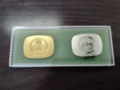 特注 家紋 丸に三つ柏 ゴールドラメ 金属製ラメチップ 特注 家紋 丸に三つ柏 ゴールドラメ 金属製ラメチップ 特注 家紋