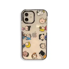 iPhoneケース シンプルスヌーピー