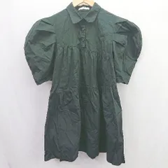 ◇ ⊂ SLY スライ 無地 半袖 シャツブラウス カットソー サイズ2 ブラック系 レディース E  【1506130006831】