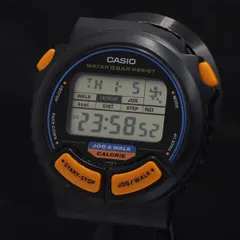 【未使用品】CASIO JOG & WALK 880 ブラック Vintage Casio 880 JC-11 Jog & Walk Calorie WR50 Quartz Watch