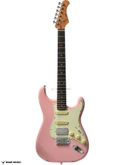 BST-2-RSM/R SLPK Bacchus バッカス エレキギター シェルピンク ローステッドメイプルネック採用 ローズ指板 ユニバースシリーズ ストラト タイプ