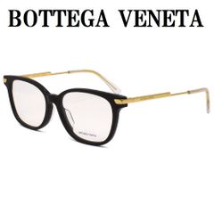 ボッテガヴェネタ BOTTEGA VENETA BV1074OA 001 メガネ 眼鏡 アジアンフィット アイウェア フレーム メンズ レディース ブラック ゴールド