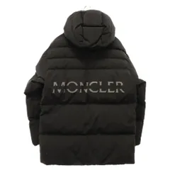 MONCLER (モンクレール) WASHIBA ワシバ バックロゴ ポリコットン ロング ダウン コート ブラックのサムネイル