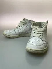 【中古品】NIKE ナイキ AIR JORDAN 1 MID TRIPLE WHITE （2020）554724-130 エアジョーダン1 ミッド トリプルホワイト スニーカー 【160-250822-em-34-min】