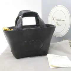 Christian Dior ディオール MICRO SAC PORTE-MONN ミニバッグ ミニチュア 美品 レア CD 箱付 ◆送料込◆質屋-6261
