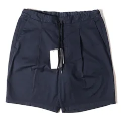 新品 GIORGIO ARMANI ジョルジオアルマーニ パンツ サイズ:50 21SS ストレッチ コットン ドローストリング ショートパンツ ショーツ ネイビー 紺 ボトムス ズボンのサムネイル