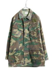 60sシビリアンリーフカモハンティングジャケット迷彩カバーオール古着
