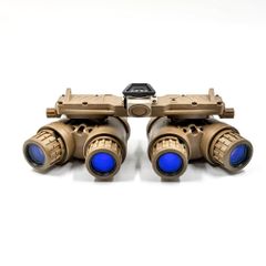 革新的四眼ナイトビジョンゴーグル GPNVG - 広視野97°の次世代夜間視覚デバイス、軍用技術採用の第3世代夜間視覚デバイス GPNVG Ground Panoramic Night Vision Goggle