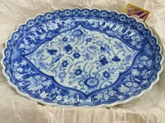 大判皿　龍峰　白×青　新品 2025年最新】龍峰窯 大皿の人気アイテム - メルカリ