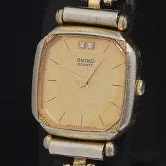セイコー QZ ゴールド文字盤 石付 2320-6210 レディース腕時計 OGH 2000000 NSK