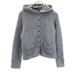 トゥービーバイアニエスベー 長袖 ニット カーディガン Tu グレー To b. by agn_s b フード付 レディース 古着 【240316】