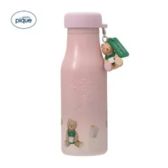 【新品】【ソフトピンク】gelato pique STARBUCKS リッドカバーベアチャーム付きステンレスボトル ソフトピンク 473ml ジェラピケ スターバックス