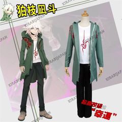 新品未使用 スーパーダンガンロンパ2 狛枝凪斗 コスプレ衣装 フルセット コート ノースリーブインナー パンツ付属 高品質素材 イベント用 