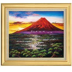 【ちょびみかん専用】油彩画 島本 良平「マッターホルン」 F10号 油絵 ちょびみかん専用】油彩画 島本 良平「マッターホルン」 F10号 油絵