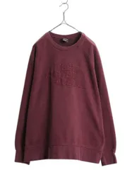 【お得なクーポン配布中!】 ノースフェイス ロゴ 刺繍 スウェット レディース XXL The North Face アウトドア トレーナー スエット クルーネック 裏起毛 大きいサイズ