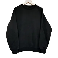 【限定出品】サイズ4 comoli 24AW コットン裏毛クルーネック COMOLI コットン 裏毛 クルーネック, Black – Navyblue