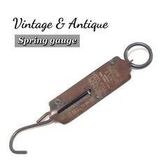 ばね測り スケール チェッカー U.S.A 米国 1950s スチール文具 事務用品 鉄 オールド ビンテージ アンティーク インテリア 雑貨 ディスプレイ