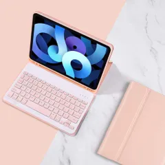新品　キーボードケース キャンディー色 iPadPro10.5インチ アイパッド iPadAir3 カラーキーボード 世代 マグネット分離式 7 女性 8 人気 9 カラフル 第 可愛い 10.2インチ レディース iPad (ピンク)