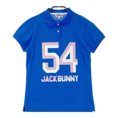 サイズ：1 JACK BUNNY ジャックバニー  半袖ポロシャツ  ネイビー系 [240101331709]# ゴルフウェア レディース ストスト