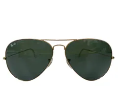 Ray-Ban (レイバン) AVIATOR LARGE METAL ll アビエーター ラージメタル2 ティアドロップ ダブルブリッジ RB3026 62□14-140 ゴールド メンズ/049