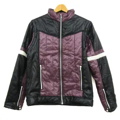 タケオキクチ ブルゾン ライダースジャケット アウター メンズ 3サイズ 紫×黒 TAKEO KIKUCHI 【中古】