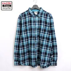 00s THENORTHFACE チェック柄 ネル 長袖シャツ メンズ 表記XLサイズ