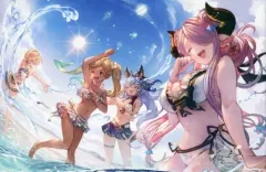 【中古】キャンバスボード・キャンバスアート [単品] 集合 オリジナルキャンバスボード 「PS5/PS4ソフト GRANBLUE FANTASY：Relink Amazon.co.jp限定 オリジナルキャンバスボードセット」 同梱特典