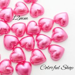 12mm ハ一卜パ一ル ワインレッド 貼り付け用 カボション