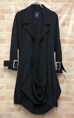 【中古】 LIMI feu  リミフゥ ロングコート LX-C04-101 ブラック S 111428205