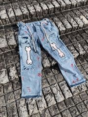 DIRTYBOX スウェットパンツ グレー real君着用 裾ゴム抜き 完売品