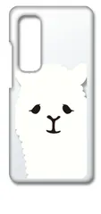 【新品未使用】Xiaomi Mi Note 10 Lite シャオミ クリア ハードケース (アルパカ(ホワイト)) アルパカ ホワイト 動物 アニマル