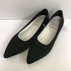 steppi　ステッピ　洗えるニットポインテッドパンプス　ブラック　6H　24.5㎝のサムネイル