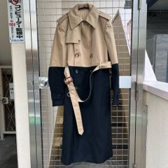 美品【ALEXANDER McQUEEN】 トレンチコート Alexander McQueen アレキサンダーマックイーン バイカラー