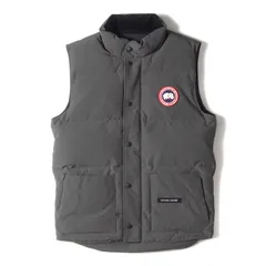 CANADA GOOSE カナダグース ダウンベスト サイズ:S ワッペン ポリ コットン ダウン ベスト FREESTYLE CREWVEST 4154M フリースタイル クルーベスト グレー アウター ブルゾン ブランドのサムネイル