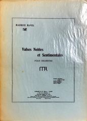 ラヴェル 高雅で感傷的なワルツ (スタディスコア/ポケットスコア)輸入楽譜 Ravel Valses Nobles et Sentimentales デュラン社/Durand 洋書
