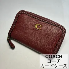 COACH/コーチ/カードケース/スモールジップアラウンドカード ケース/コンパクトウォレット　　　【A301】