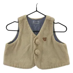 miki house ミキハウス フリースベスト sizeベビーフリー(70-80)/ベージュ