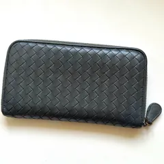 ボッテガヴェネタ　BOTTEGA VENETA 長財布　イントレチャート　グレー