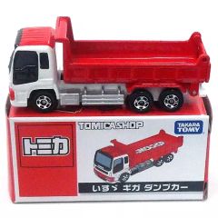 トミカ 非売品□いすゞ ギガ ダンプカー (赤) □ - メルカリ