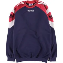 古着 90年代 アディダス adidas ロゴスウェットシャツ トレーナー メンズXL相当 ヴィンテージ/eaa588236