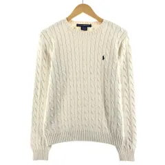 古着 ラルフローレン Ralph Lauren POLO SPORT ポロスポーツ ケーブル編み コットンニットセーター メンズL /eaa367226/eaa367226